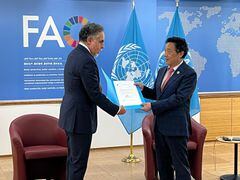 Armando Benedetti presentó cartas credenciales en la FAO y asumió oficialmente como embajador ante el organismo.