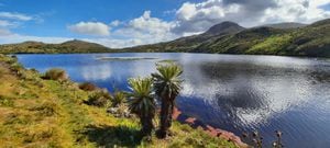 La Laguna Negra es uno de sus principales atractivos turísticos. Su color se debe a los sedimentos que la conforman, pero en realidad el agua es cristalina.