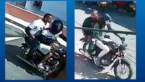 Revelan imagen de presuntos asesinos de Policía en Barranquilla.