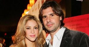 Shakira y su exnovio, Antonio de la Rúa.