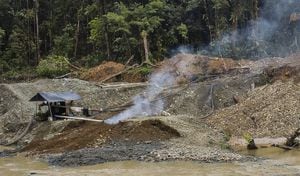 La procuradora, Margarita Cabello, hizo el llamado a contrarrestar la minería ilegal en el país, que ahora genera un daño ambiental de alto impacto