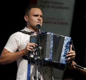 Fabrizio Bornacelli Peñaranda ganador 26° edición del Festival Mar de Acordeones