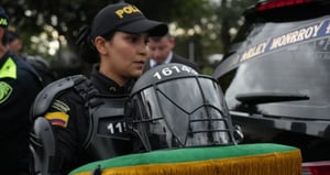 Homenaje a policía asesinado en Caquetá.