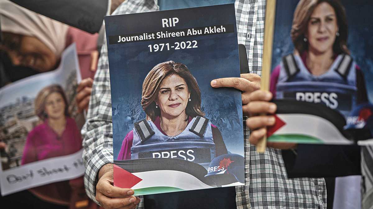 La periodista murió mientras cubría una operación de las fuerzas de seguridad de Israel.