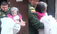 La abuelita fue rescatada luego de una denuncia ciudadana.
