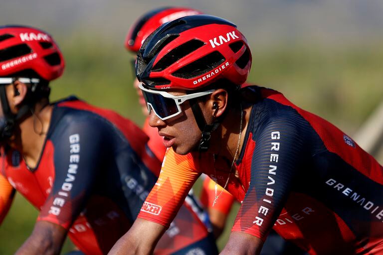 SAN JUAN, ARGENTINA - JANUARY 22: Egan Arley Bernal Gomez of Colombia and INEOS Grenadiers competes during the 39th Vuelta a San Juan International 2023, Stage 1 a 143,9km stage from San Juan to San Juan on January 22, 2023 in San Juan, Argentina. (Photo by Maximiliano Blanco/Getty Images)