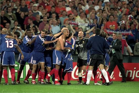 David Trezeguet, campeón con Francia en el Mundial de Francia 1998.