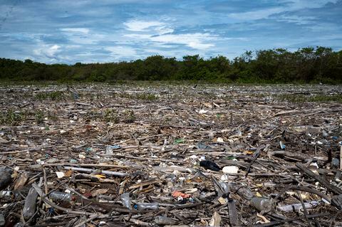 Playa contaminada Venezuela