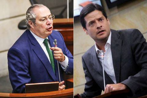 Senadores Iván Name y Mauricio Gómez Amín.