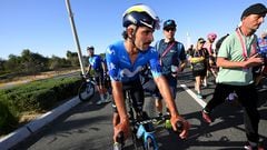Fernando Gaviria con Movistar Team en el Giro de Italia 2024