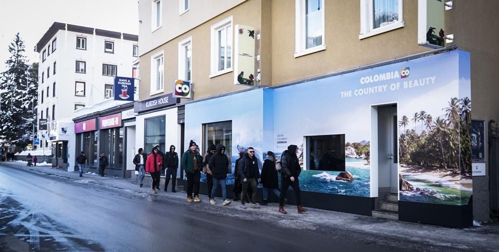 Fotos: la Casa Colombia en Davos que alquiló el gobierno de Gustavo Petro