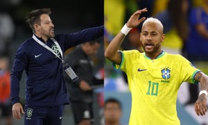 Ramon Menezes y Neymar. Selección Brasil.