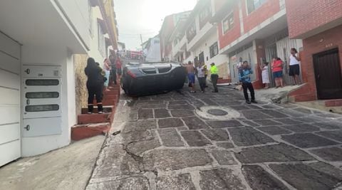 Accidente en el municipio de San Gil, Santander.