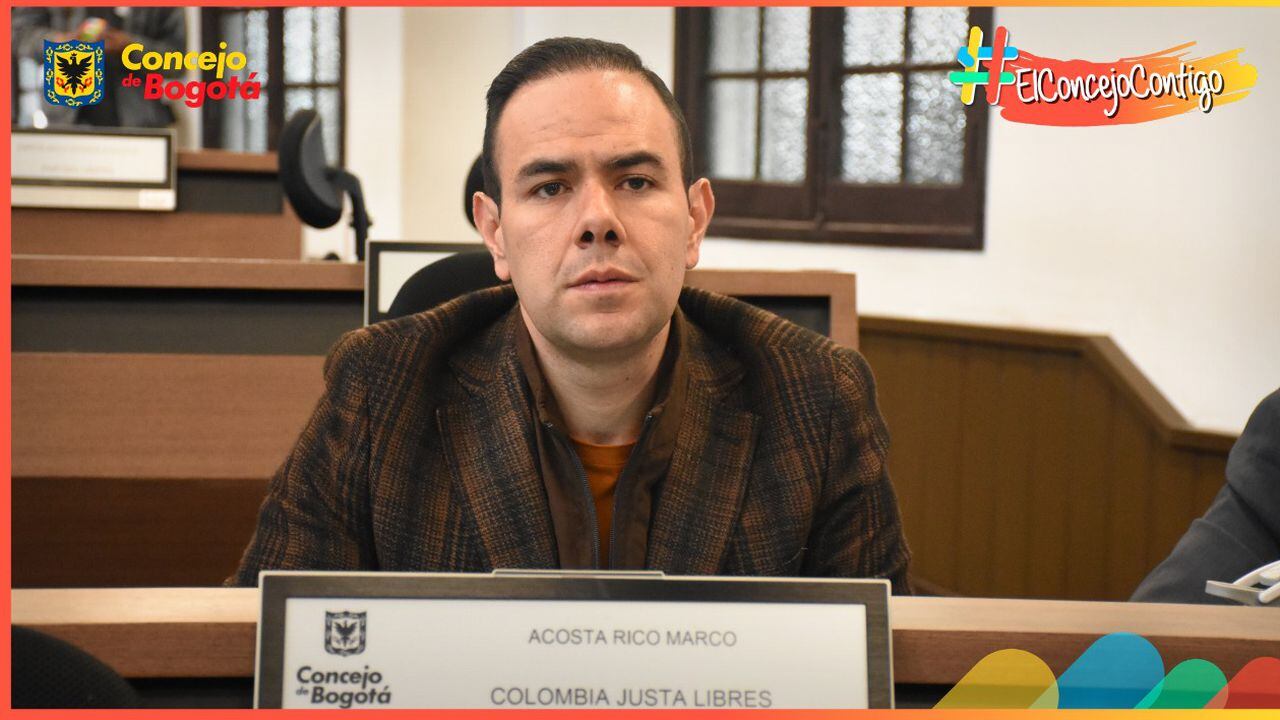 Concejal Marco Acosta