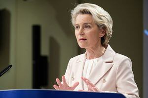 Ursula von der Leyen, presidenta de la Comisión Europea.