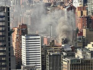 Incendio en Bogotá