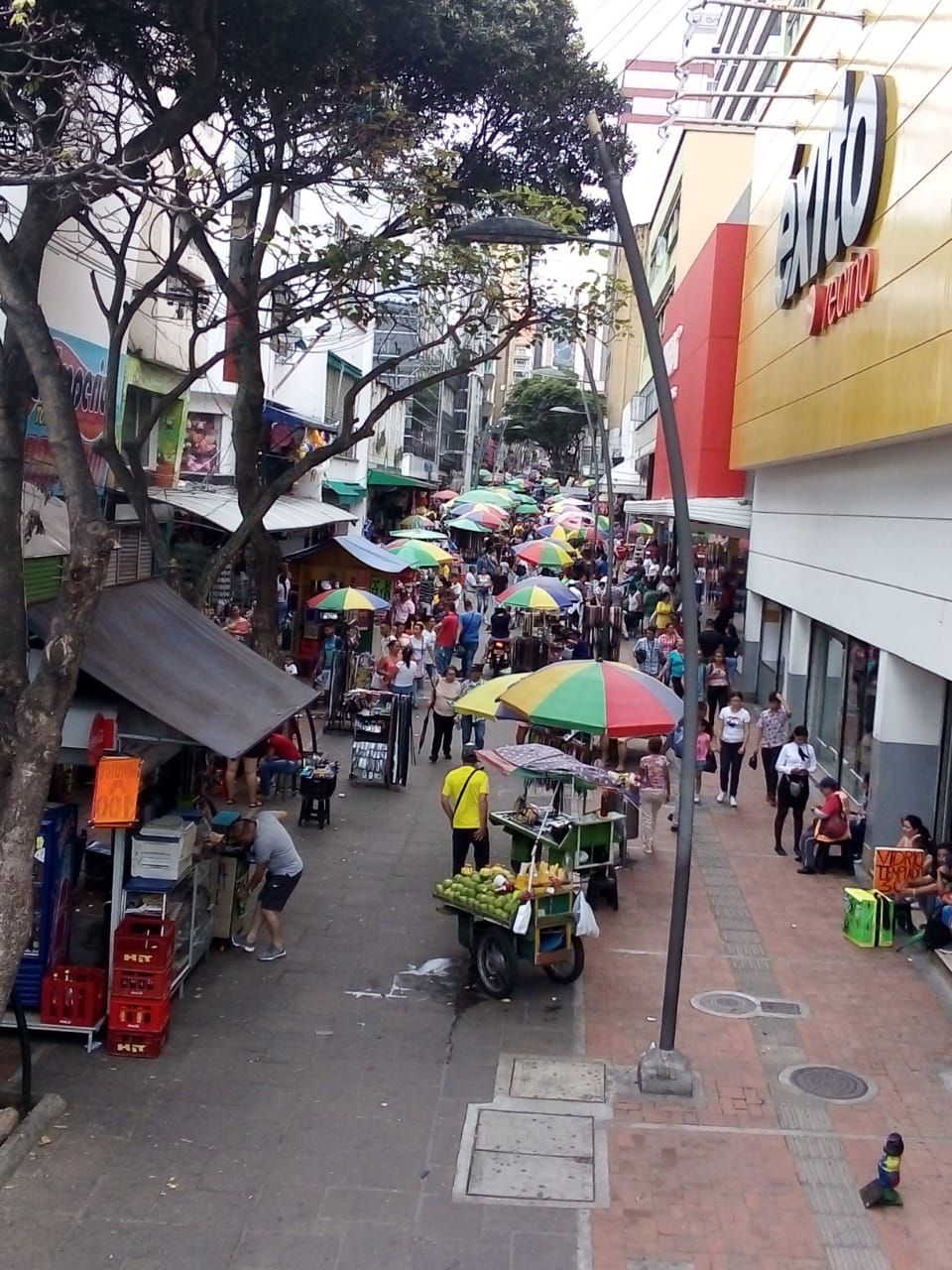 El Paseo del Comercio, en Bucaramanga.