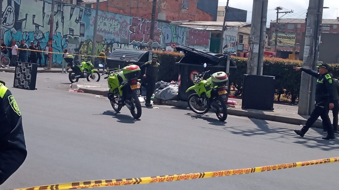 Autoridades encontraron un cuerpo abandonado en una caneca de basura en Bogotá