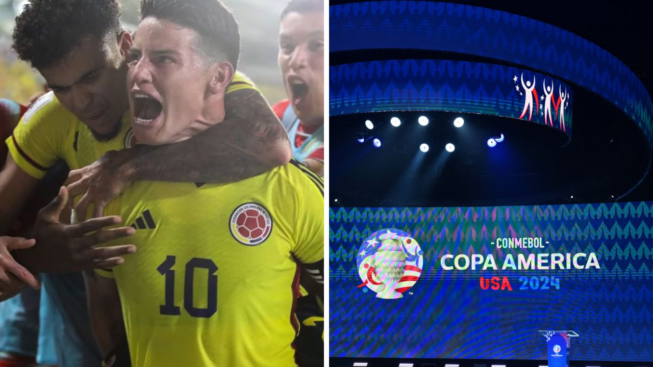 Selección Colombia estará en el grupo D en la Copa América 2024