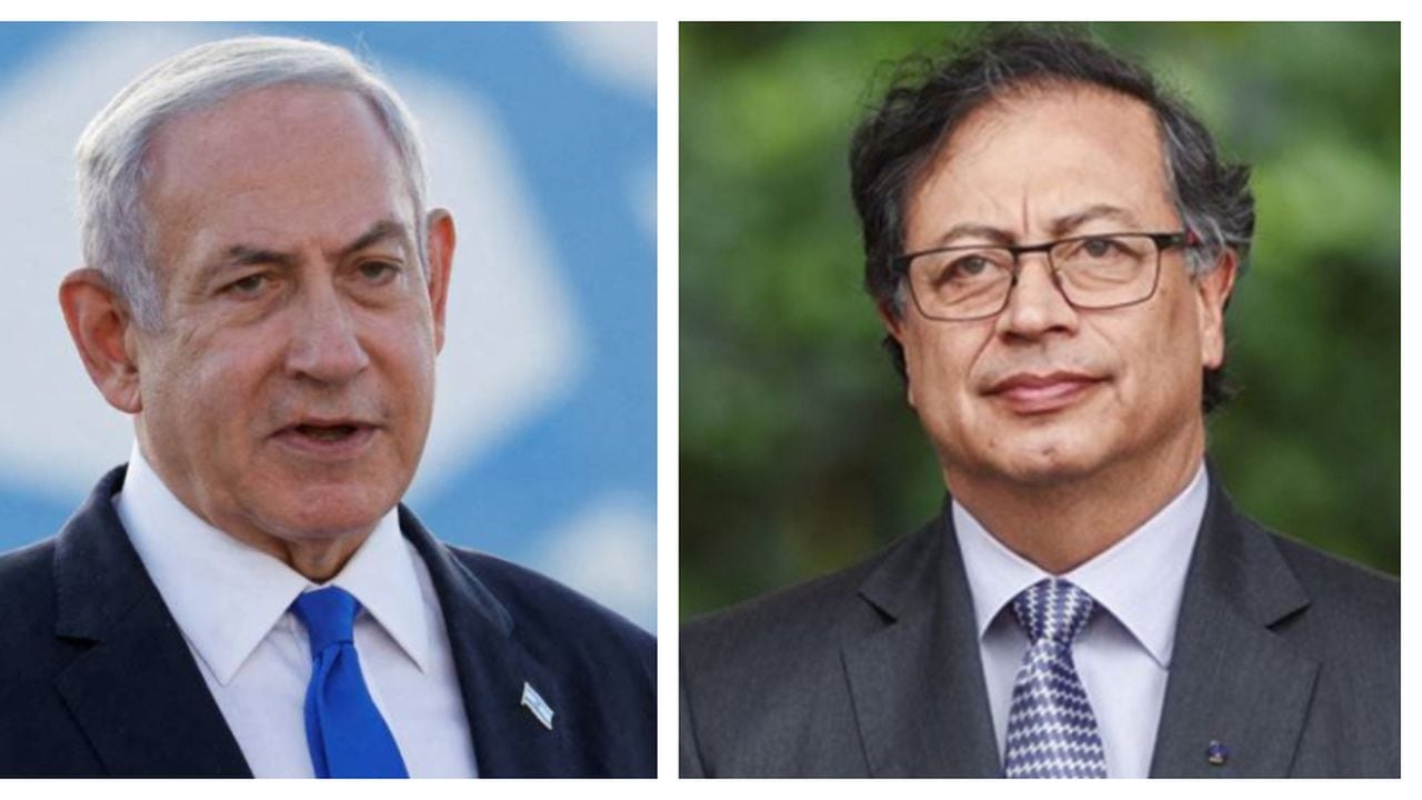 Benjamín Netanyahu y Gustavo Petro