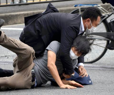 Tetsuya Yamagami, presunto sospechoso de haber asesinado al ex primer ministro de Japón, Shinzo Abe.