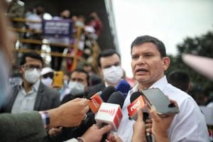 Jhon Milton Rodríguez Rueda de Prensa en el  Consejo Nacional Electoral