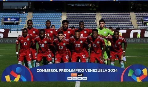 Selección Colombia en el Preolímpico rumbo a los Juegos Olímpicos París 2024