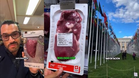 Colombiano muestra su caro mercado en Suiza
