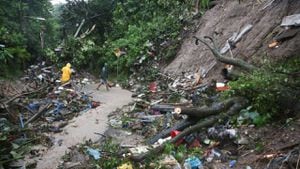 Se contabilizan seis muertos en Centroamérica, tras el paso del huracán Julia.