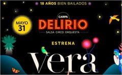 Delirio estrena su obra bailable que celebra 18 años de una historia de salsa, circo y orquesta.