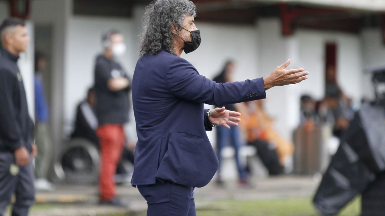 Leonel Álvarez, técnico Águilas Doradas de Rionegro. Foto: Dimayor.