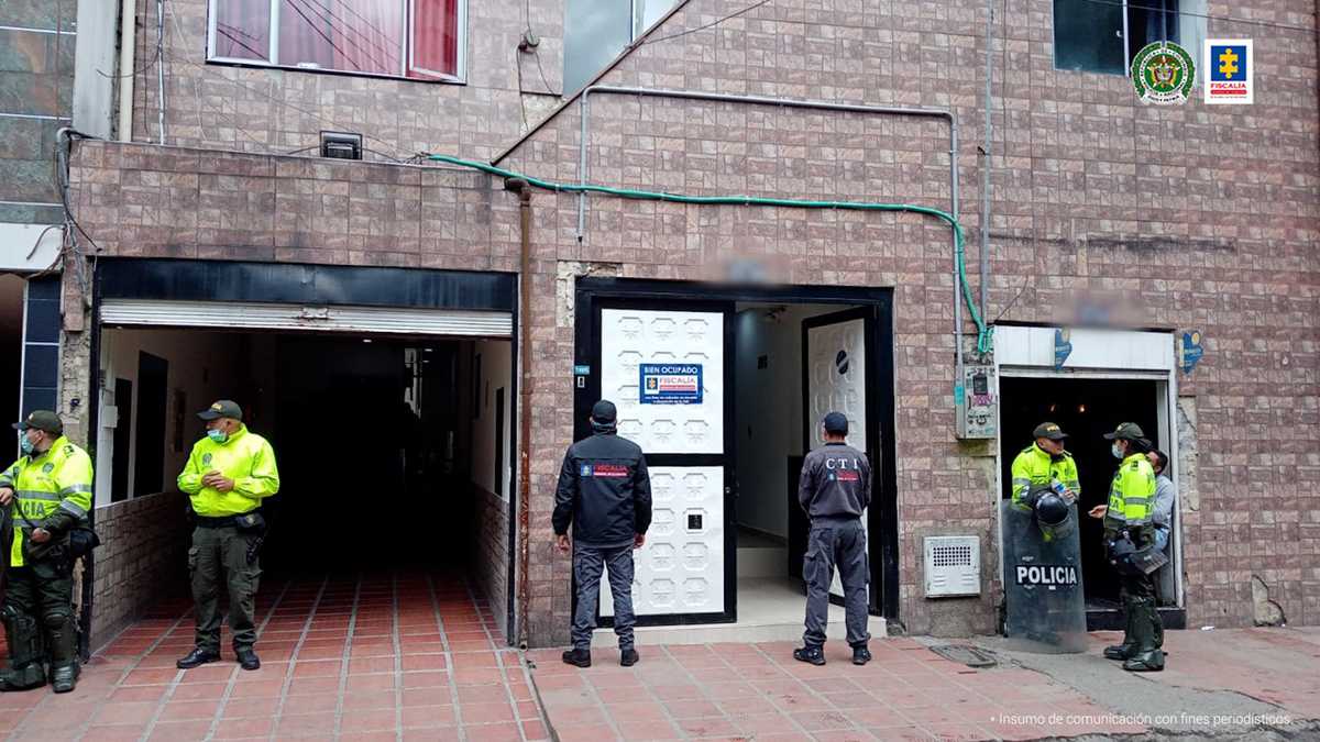 La Fiscalía ocupó con fines de extinción de dominio las propiedades que estaban bajo control de bandas dedicadas a la explotación sexual de niños en Bogotá.