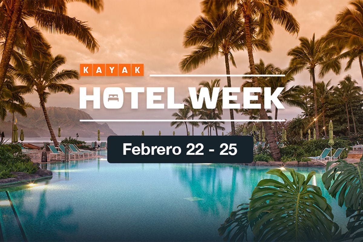 Hotel Week, evento de Kayak con descuentos de lujo para hoteles.