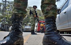 En la vía Panamericana ya hay concentración de la Fuerza Pública en caso de  alguna eventualidad. Según expertos, es difícil que ocurra algo grave en el Valle.