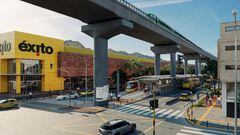Así quedaría el viaducto del Metro de Bogotá sobre la Avenida Caracas, a la altura de la Calle 53.