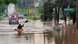 El Estado de Nueva York ha presenciado estas inundaciones en medio del verano en el hemisferio norte.