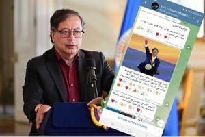 El grupo terrorista Hamás citó al presidente Gustavo Petro en su cuenta de Telegram.