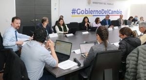 Instalación de la mesa de estudio de la reforma pensional en Colombia.