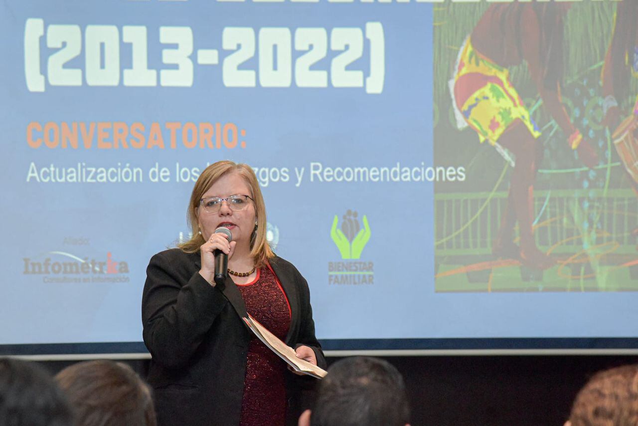 Astrid Cáceres, directora general del ICBF.