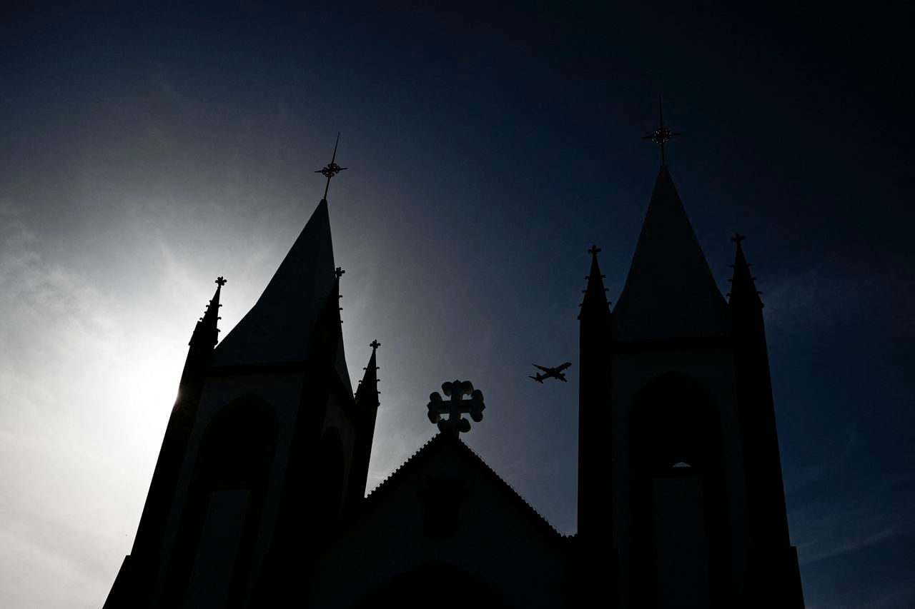 A church is pictured in Lisbon on February 13, 2023. - Catholic clergy in Portugal have abused nearly 5,000 children since 1950, an independent commission said on February 13, 2023, announcing its findings after hearing hundreds of victim accounts. (Photo by PATRICIA DE MELO MOREIRA / AFP)