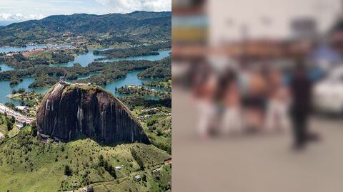 Polémica por mujeres semidesnudas en El Peñol.