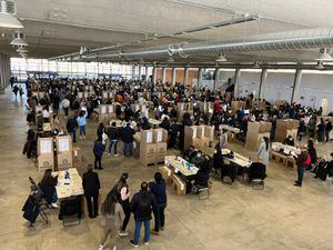 Los colombianos en el exterior están votando en el mundo desde el pasado 7 de marzo. 13/03/2022.