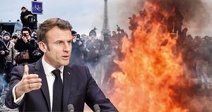  Emmanuel Macron, presidente de Francia, ha mostrado que no piensa abandonar el proyecto de reforma pensional, a pesar de las protestas.