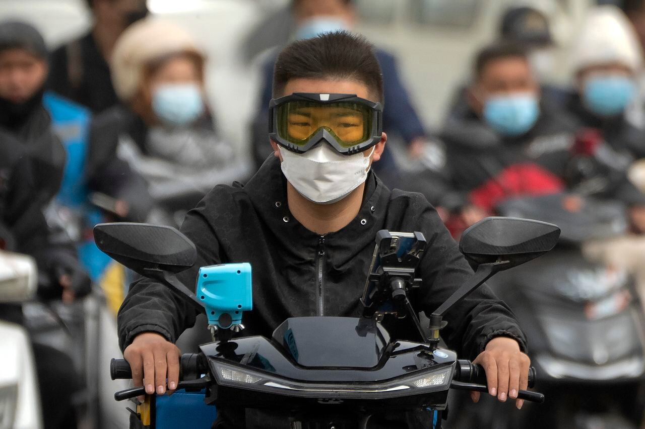 China tormenta de arena: la mala calidad del aire llegó en ciudades como Pekín a niveles altamente peligrosos.