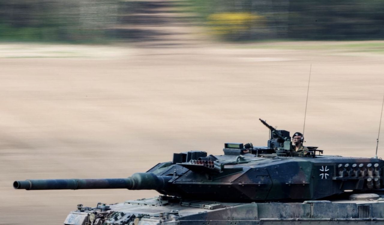Los tanques Leopard alemanes tienen una gran velocidad y precisión a la hora de atacar