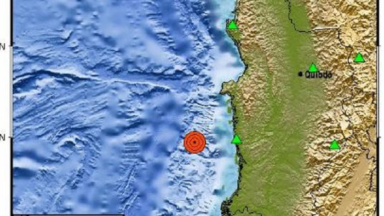 El SGC registró un nuevo temblor en el Océano Pacífico
