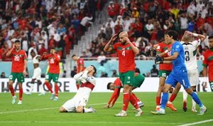 Cristiano se lamenta por una ocasión perdida de Pepe ante Marruecos
