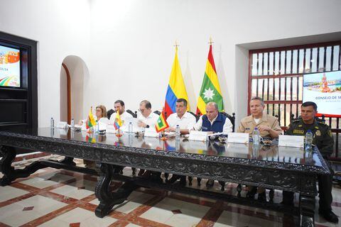Reunión de seguridad en Cartagena
