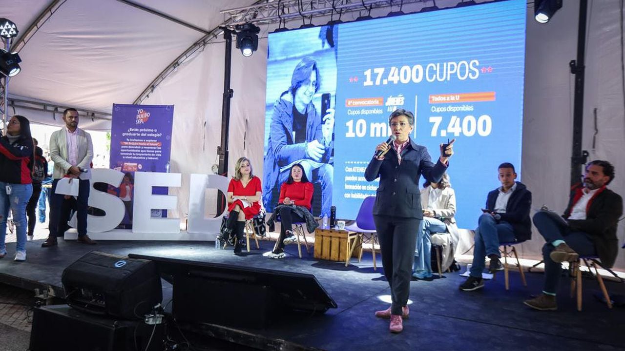 La alcaldesa Claudia López dio inicio oficial a la cuarta convocatoria del programa ‘Jóvenes a la U’ y ‘Todos a la U’ para facilitar el acceso a estudios de educación superior