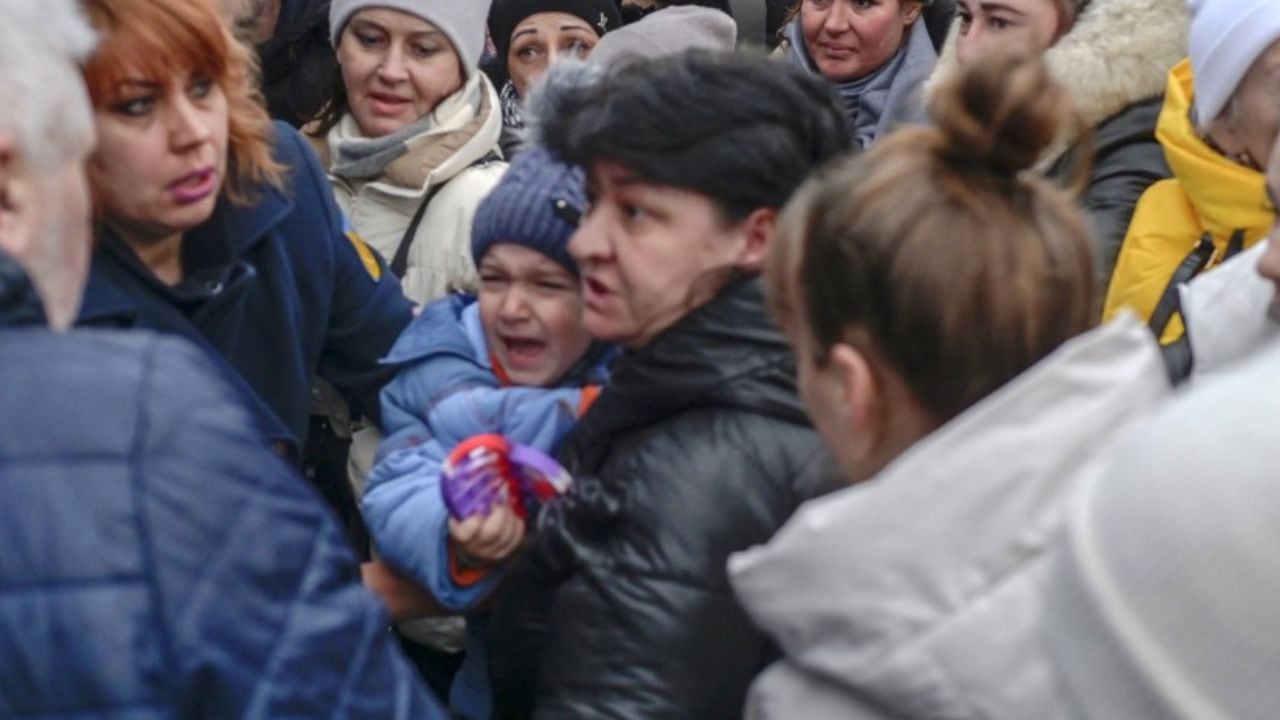 La población infantil se ha visto duramente afectada por la guerra en Ucrania